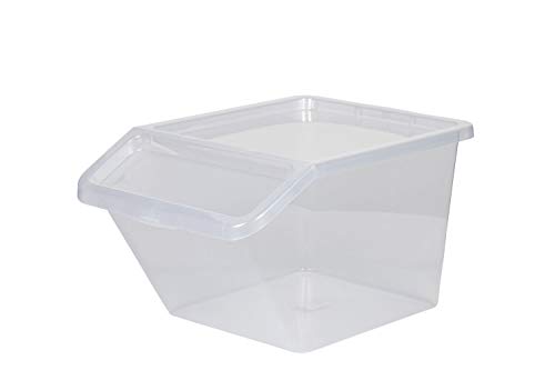 Aufbewahrungsbox, Sortierbox aus Kunststoff in Transparent. Mit ca. 40 Liter Volumen. Stapelbar. Maße BxTxH in cm ca.: 39,4 x 59,7 x 31,2 cm Aufbewahrungsbox, Sortierbox aus Kunststoff in Transparent. Mit ca. 40 Liter Volumen. Stapelbar. Maße BxTxH in cm ca.: 39,4 x 59,7 x 31,2 cm von Kreher