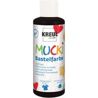 MUCKI Bastelfarbe, 80 ml - Schwarz von Schwarz