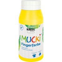 MUCKI Fingerfarbe, 750 ml - Gelb von Gelb