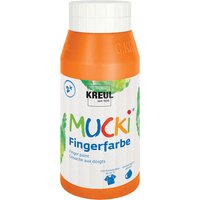 MUCKI Fingerfarbe, 750 ml - Orange von Orange