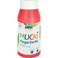 MUCKI Fingerfarbe, 750 ml - Rot von Rot