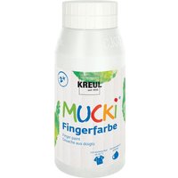MUCKI Fingerfarbe, 750 ml - Weiß von Weiß