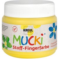 MUCKI Stoff-Fingerfarbe, 150 ml - Gelb von Gelb