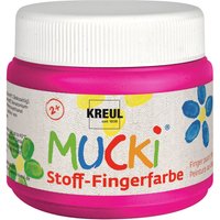 MUCKI Stoff-Fingerfarbe, 150 ml - Pink von Pink