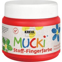 MUCKI Stoff-Fingerfarbe, 150 ml - Rot von Rot