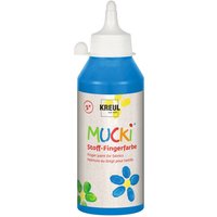 MUCKI Stoff-Fingerfarbe, 250 ml - Blau von Blau