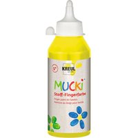MUCKI Stoff-Fingerfarbe, 250 ml - Gelb MUCKI Stoff-Fingerfarbe, 250 ml - Gelb von Kreul Kinder