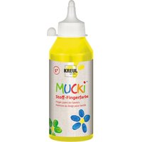 MUCKI Stoff-Fingerfarbe, 250 ml - Gelb von Gelb