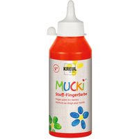 MUCKI Stoff-Fingerfarbe, 250 ml - Rot von Rot