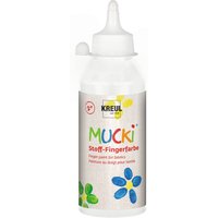 MUCKI Stoff-Fingerfarbe, 250 ml - Weiß von Weiß