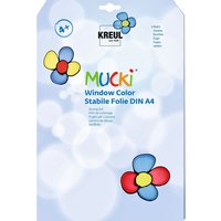 MUCKI Window Color stabile Folie, DIN A4, 3 Blatt MUCKI Window Color stabile Folie, DIN A4, 3 Blatt von Kreul Kinder