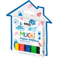 Mucki Papier-Pfiffikus Aquarellstifte, 5er-Set von Multi