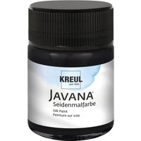 KREUL Javana Seidenmalfarbe "Deckschwarz" von Schwarz