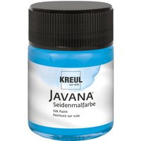 KREUL Javana Seidenmalfarbe, 50 ml - Blau von Blau