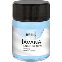 KREUL Javana Seidenmalfarbe, 50 ml - Himmelblau von Blau