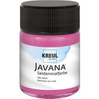 KREUL Javana Seidenmalfarbe, 50 ml - Magenta von Pink