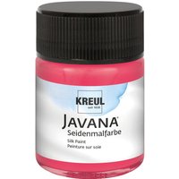 KREUL Javana Seidenmalfarbe, 50 ml - Rot von Rot