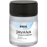 KREUL Javana Seidenmalfarbe, 50 ml - Silbergrau von Grau
