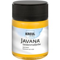 KREUL Javana Seidenmalfarbe, 50 ml - Sonnengelb von Gelb