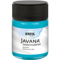 KREUL Javana Seidenmalfarbe, 50 ml - Türkis von Blau