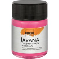 KREUL Javana Stoffmalfarbe für helle Stoffe - Pink von Pink