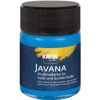 KREUL Javana Stoffmalfarbe, 50 ml - Blau von Blau
