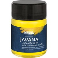 KREUL Javana Stoffmalfarbe, 50 ml - Gelb von Gelb