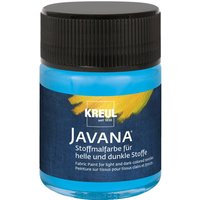 KREUL Javana Stoffmalfarbe, 50 ml - Hellblau von Blau