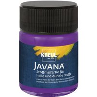 KREUL Javana Stoffmalfarbe, 50 ml - Violett von Violett