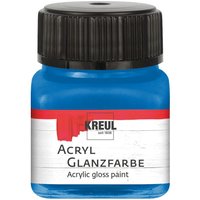KREUL Acryl Glanzfarbe, 20 ml - Blau von Blau