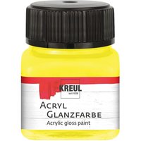 KREUL Acryl Glanzfarbe, 20 ml - Gelb von Kreul Kreative