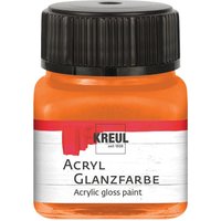 KREUL Acryl Glanzfarbe, 20 ml - Orange von Orange