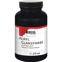 KREUL Acryl Glanzfarbe, 275 ml - Schwarz von Schwarz