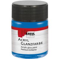 KREUL Acryl Glanzfarbe, 50 ml - Blau von Blau