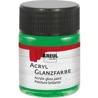 KREUL Acryl Glanzfarbe, 50 ml - Grün von Grün