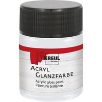 KREUL Acryl Glanzfarbe, 50 ml - Hellgrau von Grau