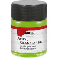 KREUL Acryl Glanzfarbe, 50 ml - Lindgrün von Grün