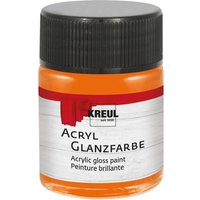 KREUL Acryl Glanzfarbe, 50 ml - Orange von Orange