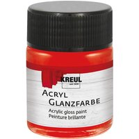 KREUL Acryl Glanzfarbe, 50 ml - Rot von Rot