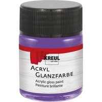 KREUL Acryl Glanzfarbe, 50 ml - Violett von Violett