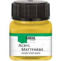 KREUL Acryl Mattfarbe, 20 ml, Metallic - Gold von Gold