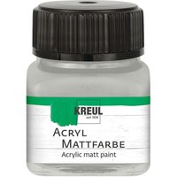 KREUL Acryl Mattfarbe, 20 ml, Metallic - Silber von Silber