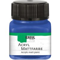 KREUL Acryl Mattfarbe, 20 ml - Blau von Blau