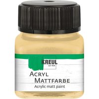 KREUL Acryl Mattfarbe, 20 ml - Cappuccino von Beige