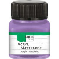 KREUL Acryl Mattfarbe, 20 ml - Flieder von Violett