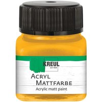 KREUL Acryl Mattfarbe, 20 ml - Goldgelb von Kreul Kreative