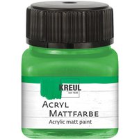 KREUL Acryl Mattfarbe, 20 ml - Hellgrün von Kreul Kreative