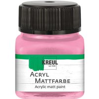KREUL Acryl Mattfarbe, 20 ml - Himbeere von Pink