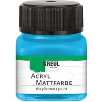 KREUL Acryl Mattfarbe, 20 ml - Himmelblau von Blau