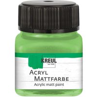 KREUL Acryl Mattfarbe, 20 ml - Maigrün von Grün
